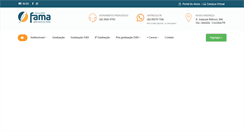 Desktop Screenshot of faculdademachadodeassis.edu.br